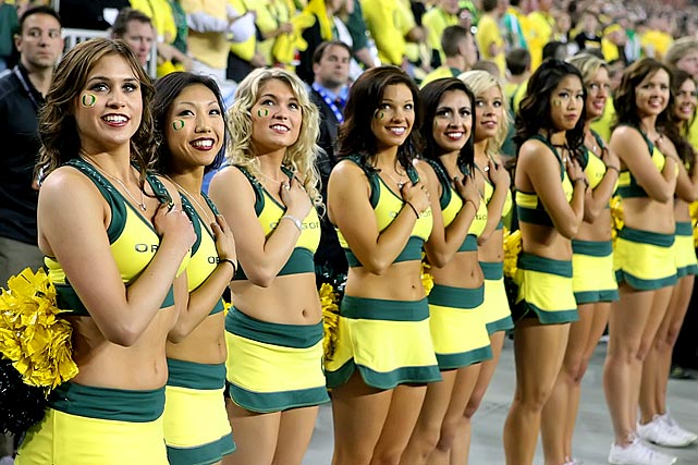 Oregon Cheerleaders