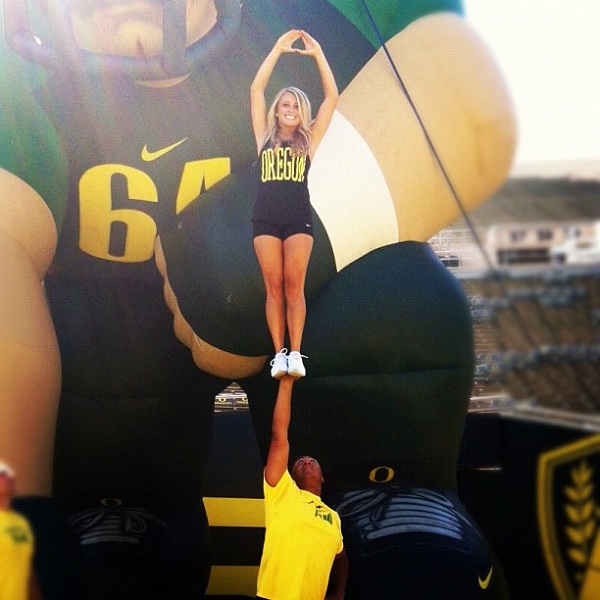 Oregon Cheerleaders